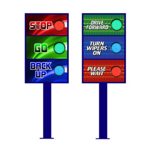 Traffic Fixture Slim 3 Section