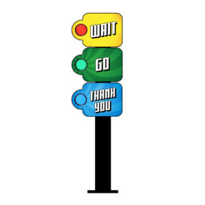 Traffic Fixture Modern 3 Section