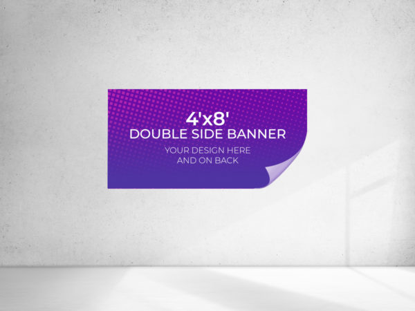 4'x8' Double Side Banner